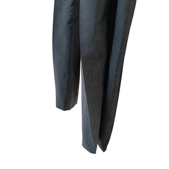 Hugo Boss Men’s Dress Pants 30R Gray Slim Fit Wool Blend Flat Front Trousers - Picture 5 of 16